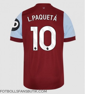 West Ham United Lucas Paqueta #10 Replika Hemmatröja 2023-24 Kortärmad